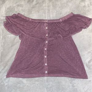 💫american eagle off the shoulder top💫